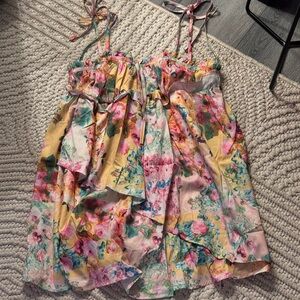 Floral Camisole Dress with Adjustable Straps